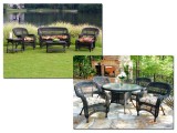 Portside 11-Piece Wicker Patio Bundle